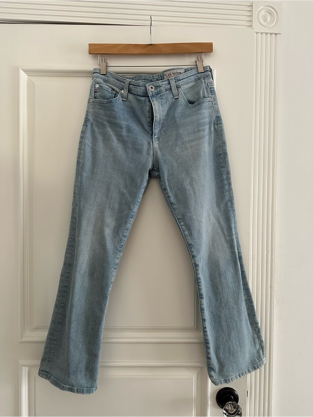 Ag Adriano Goldschmied Light Blue Flare Jeans